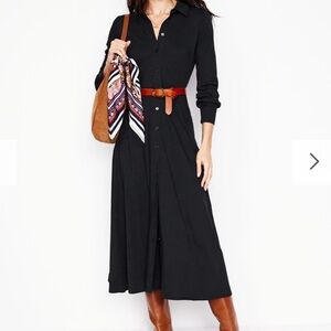 NWT - Boden Marcia Jersey Midi Shirt Dress